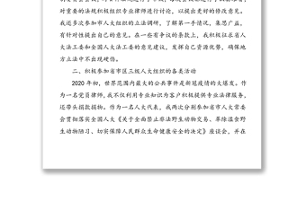 2篇市人大代表述職報(bào)告范文