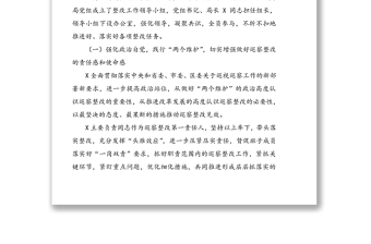 XX黨組整改重點工作階段性進(jìn)展情況的報告