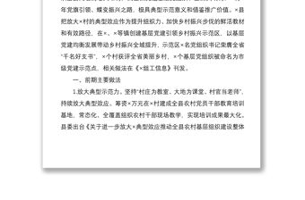 2021加強基層黨建引領(lǐng)鄉(xiāng)村振興調(diào)研報告