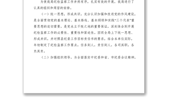 2021紀(jì)檢監(jiān)察工作自查報(bào)告