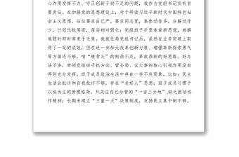 2021局黨組書記巡察整改專題民主生活會個人對照檢查材料