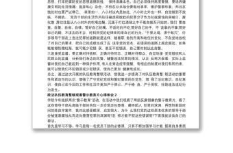 政法隊(duì)伍教育整頓觀看警示教育片心得體會(huì)3篇