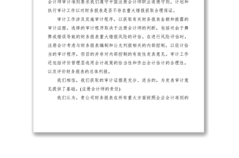 2021審計(jì)報(bào)告模板