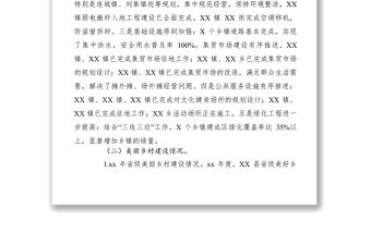 2021xx年全縣美麗鄉村建設工作總結和xx年工作思路