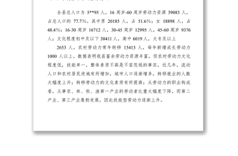 2021農(nóng)村勞動(dòng)力轉(zhuǎn)移就業(yè)調(diào)研報(bào)告