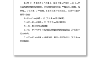 2021關(guān)于組織鎮(zhèn)村干部外出參觀學(xué)習(xí)的建議方案范文2篇
