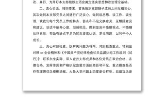 2021開好組織生活會黨支部書記表態發言4篇