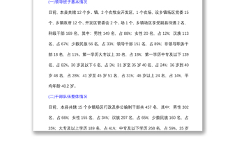 (2篇)鄉(xiāng)鎮(zhèn)干部建設(shè)調(diào)研情況報(bào)告