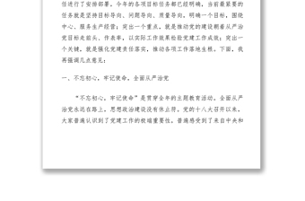2021在公司年度黨建工作會議上的講話