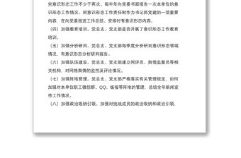 2020上半年黨支部委員研究意識形態工作總結