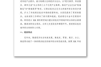 2021【調研報告】淺析金牛區商品批發類城市綜合體-調研報告