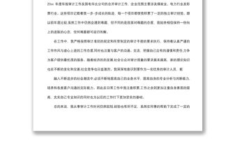 2019年審計工作人員工作總結（四篇）