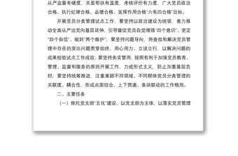 2021黨員分類管理試點工作方案