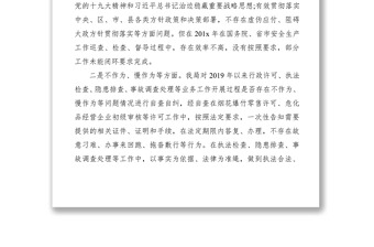 2021關(guān)于“不作為慢作為、文山會?！钡刃问街髁x、官僚主義突出問題自查自糾報告
