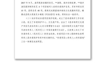 2021關于保護傳承非物質文化遺產的建議