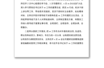 2020年市委書記述職述責(zé)述廉報(bào)告范文