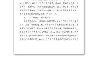 2021XXXX年駐村第一書記個人年終工作總結范文