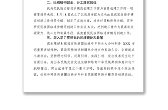 2021xx年某局開(kāi)展民族團(tuán)結(jié)進(jìn)步模范創(chuàng)建工作總結(jié)