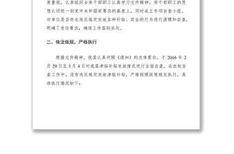 2021發(fā)放津貼補(bǔ)貼情況自查報(bào)告