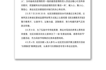 社區婦聯2020年上半年婦女兒童工作總結和下半年工作計劃