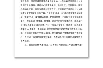 2021鄉鎮黨政領導班子述學述職述廉述法報告范文