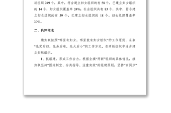 2021關(guān)于兩新組織中婦女組織建設(shè)情況的調(diào)研報(bào)告