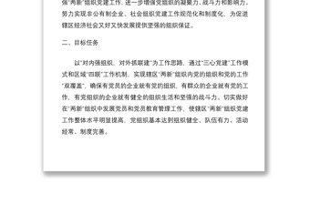 2021關于加強兩新組織黨建工作的實施方案