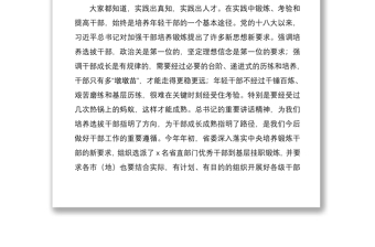 2021年輕干部掛職鍛煉談話會領導講話