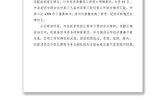 2021市委巡察組關(guān)于巡察市發(fā)改委黨組的巡察報(bào)告
