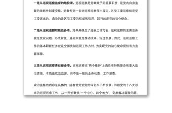 2021黨課講稿：牢記光榮使命 深化政治巡察 扎實做好對被巡察黨組織的政治監督下載