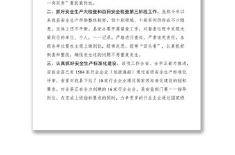 2021安全生產標準化建設工作會議講話