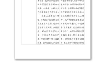 2021【不忘初心】“不忘初心、牢記使命”主題教育領(lǐng)導(dǎo)班子成員檢視問題清單（表格）