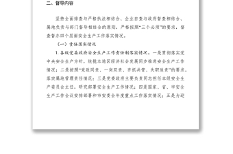 2021安監(jiān)局安全生產(chǎn)大檢查工作專項(xiàng)督導(dǎo)方案
