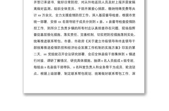 2020年上半年履行全面從嚴治黨主體責任情況總結報告報告范文