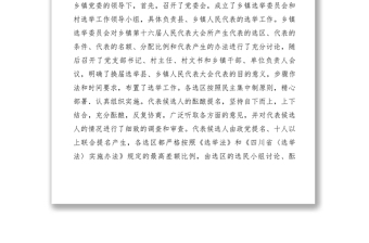 2021【領(lǐng)導(dǎo)講話(huà)】鄉(xiāng)鎮(zhèn)代表資格審查委員會(huì)關(guān)于代表資格的審查報(bào)告