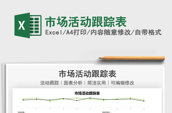 2022市場活動跟蹤表免費下載