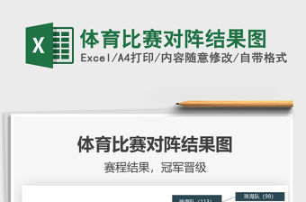 2021體育比賽對陣結果圖免費下載