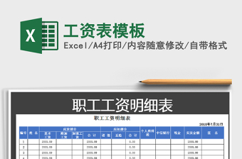 2022工資表模板免費下載