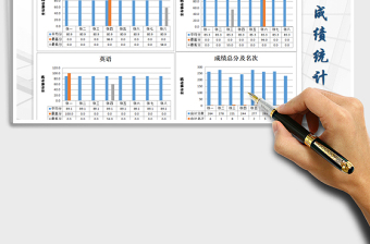 XX班排名成绩统计表免费下载