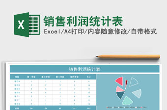 2022銷售利潤統計表免費下載