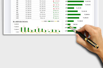 2022收入明細表-匯總統計分析免費下載