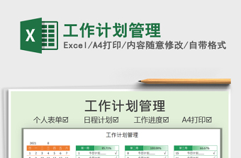 2021工作計劃管理免費下載