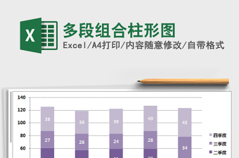 2022多段組合柱形圖免費(fèi)下載