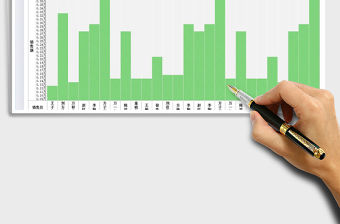 2021銷售業績表-銷售員業績分析圖免費下載