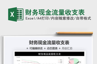 2021財務現金流量收支表免費下載