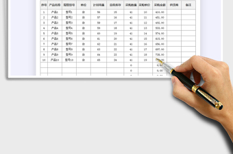 2022采购计划申请表免费下载