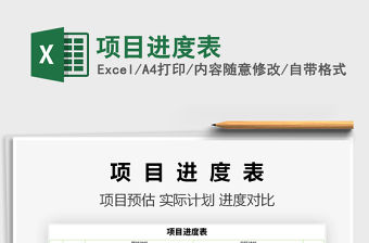 2021項(xiàng)目進(jìn)度表免費(fèi)下載