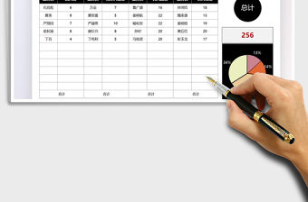 2021推銷員業績統計分析報告免費下載