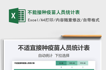2022不能接種疫苗人員統(tǒng)計表免費(fèi)下載
