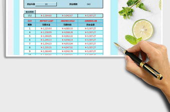 2021貸款分期償還（等額本息）免費下載